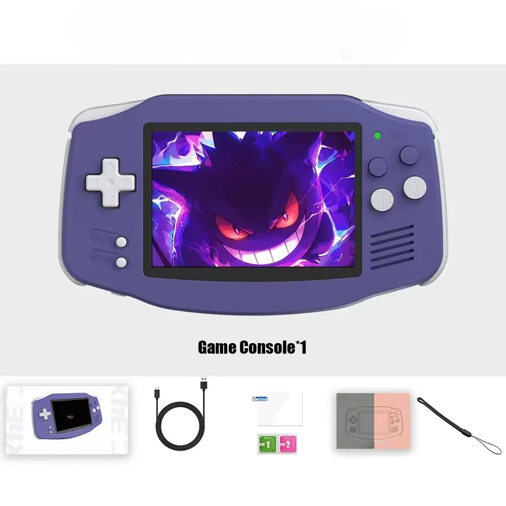 Norvo | Retro Håndholdt Spillkonsoll med 3,4 Tommers IPS-skjerm, Linux-system, Bluetooth og HD TV-utgang