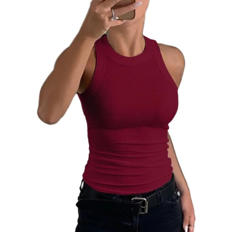 Norvo | Kvinne Ribbet Racerback Tank