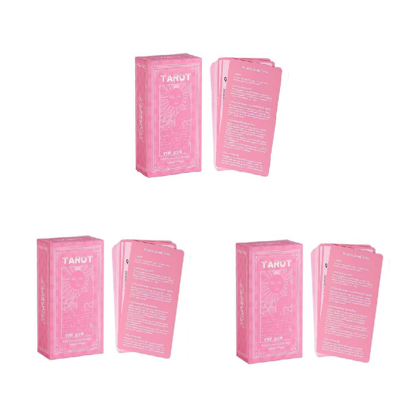 Norvo | Rosa Tarot Kortstokk Settkolleksjon