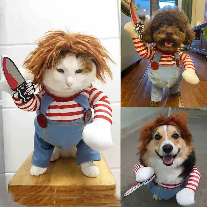 Norvo | Chucky-inspired pet costume for dogs and cats