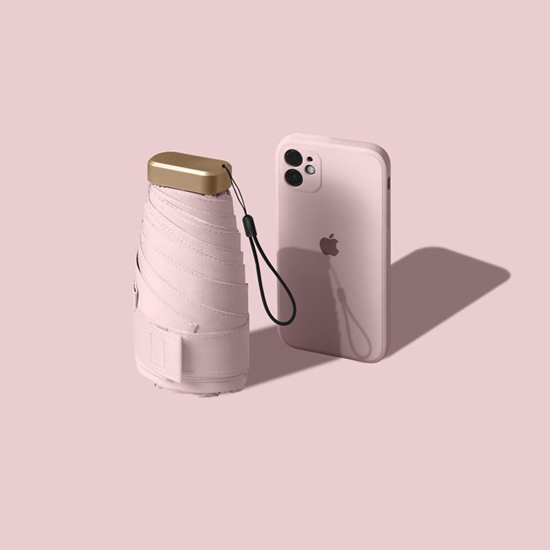 Norvo | Minibar bærbar UV-beskyttelsesparaply, for reise og pendling