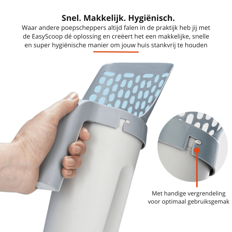 Norvo | QUICKCLUMP – Kattetoalett scoop med innebygd luktblokerende avfallscontainer