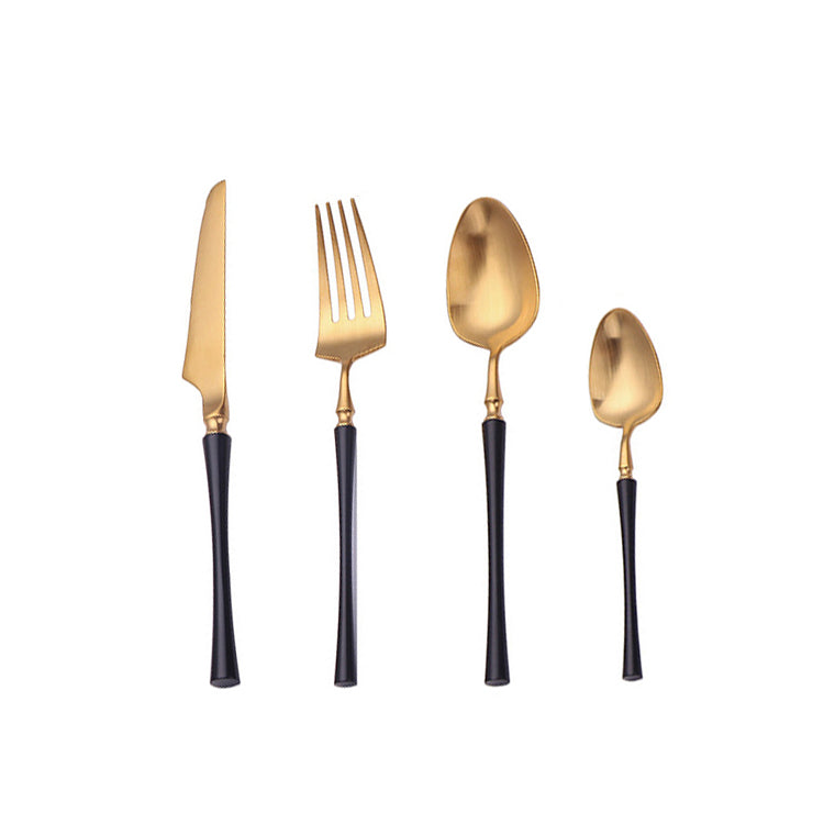 Norvo | Klassisk Rustfritt Stålsett med Elegante Håndtak