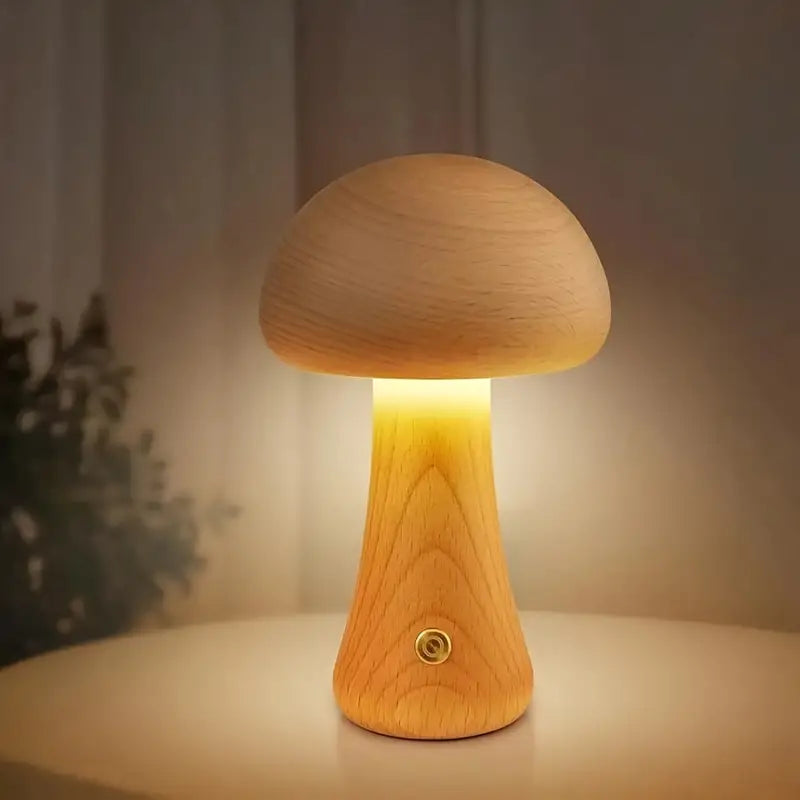 MushroomGlow™ Tre Soppformet LED Bordlampe | Naturlig Dekorativ Belysning | Atmosfærisk Lys for Hjemmet