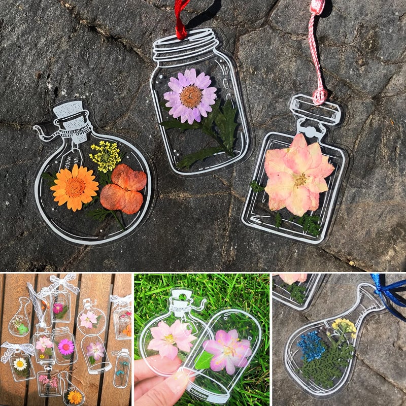 Norvo | Tørkede Blomster Bokmerker Sett