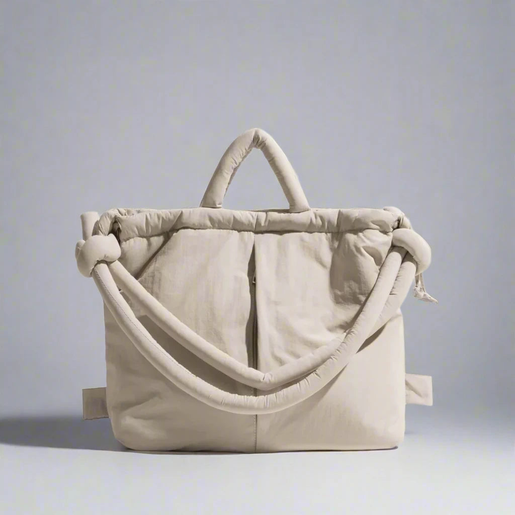 Norvo | Riva Puffer Håndveske – Stilig Bæreveske med Skulderreim