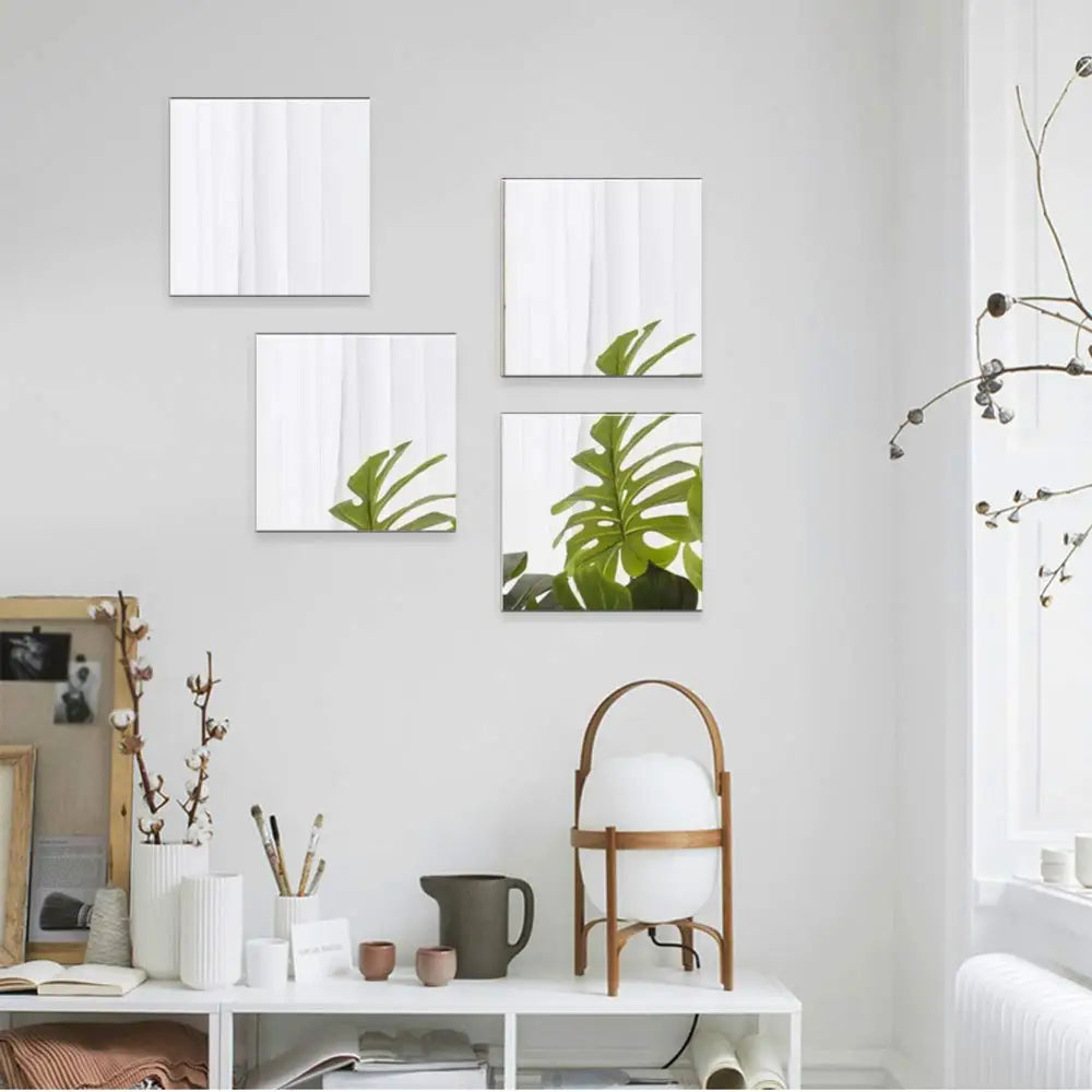 Norvo | 3D Speil Veggklistermerker - Moderne Dekorasjon