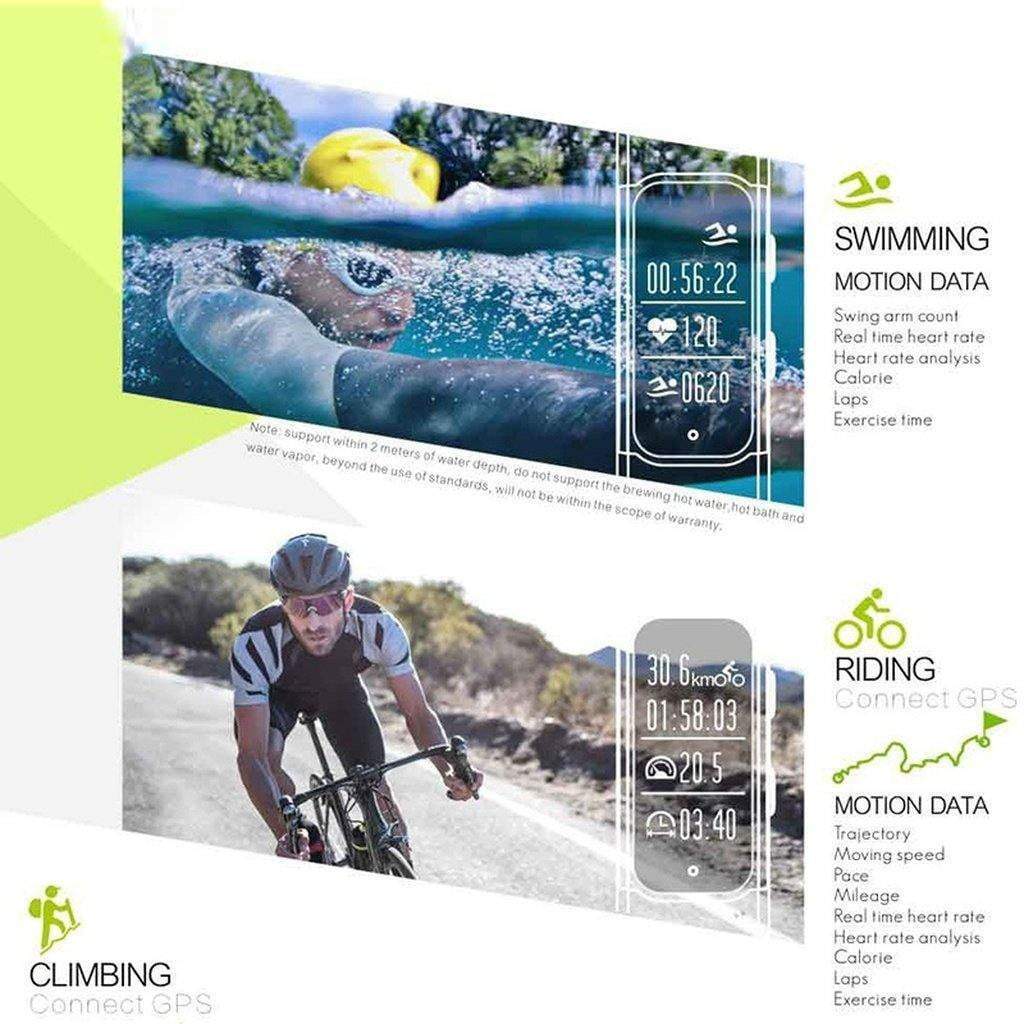 Norvo | S908 Profesjonell GPS Smart Band IP68 Vanntett Smartklokke