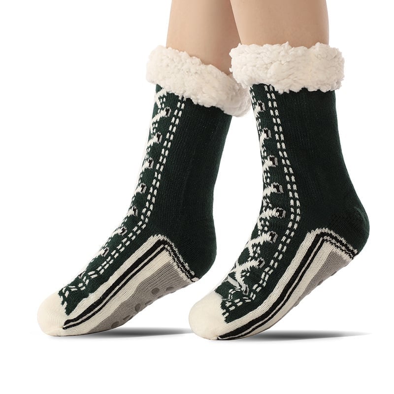 Norvo | Ultra-tykke Cashmere Slippers Sokker S