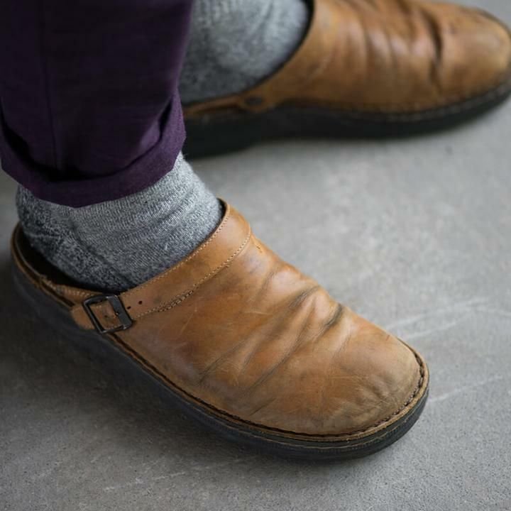 Norvo | Ortopediske Lærersandaler for Menn | Komfort & Støtte for Hver Dag