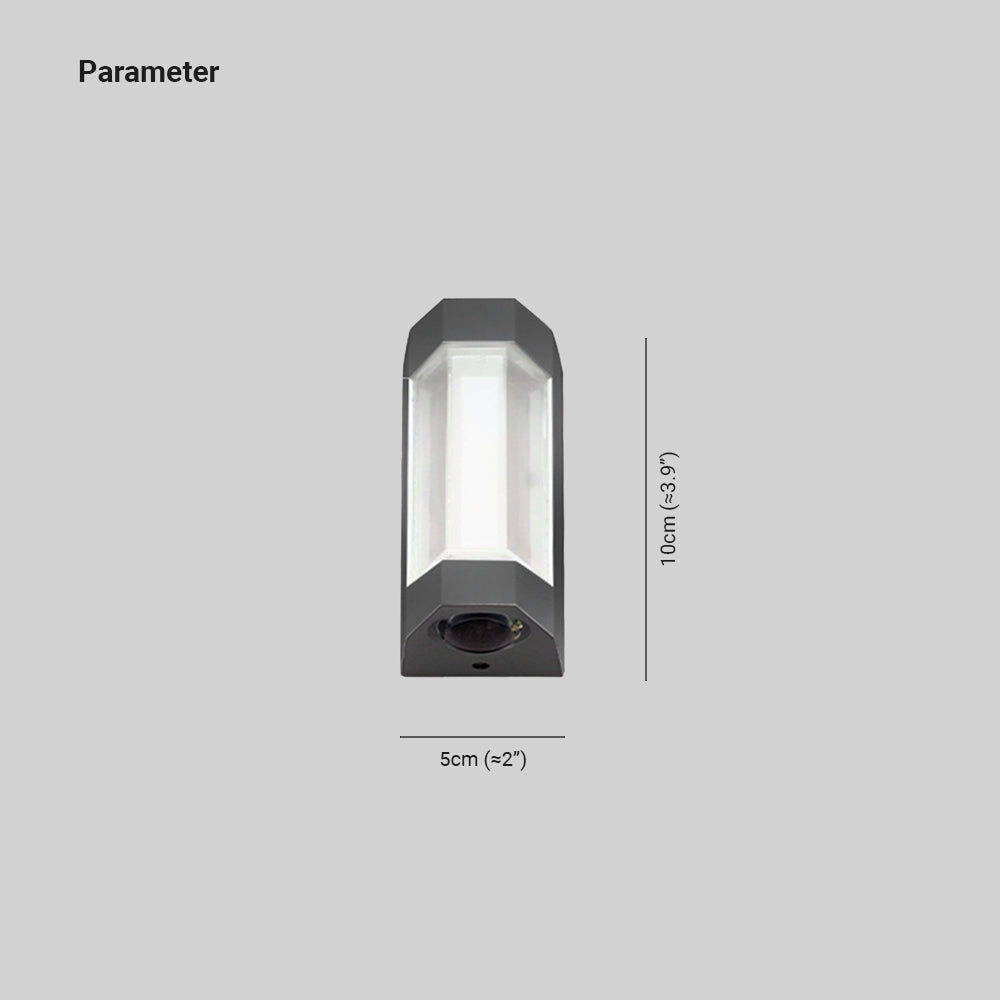 Norvo | Utendørs Vegglampe – Mains Drevet LED Belysning for Hage & Garasje