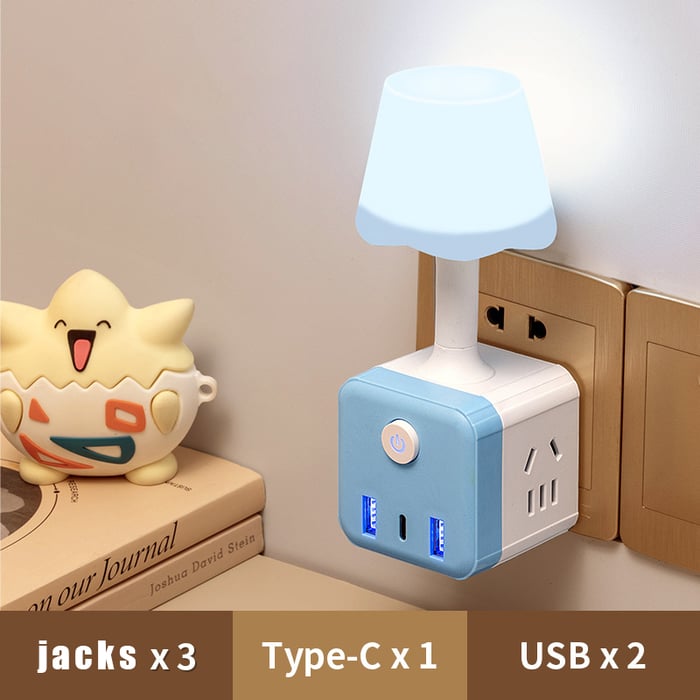 Norvo | Fjernkontrollert LED-lampe med USB-adapter