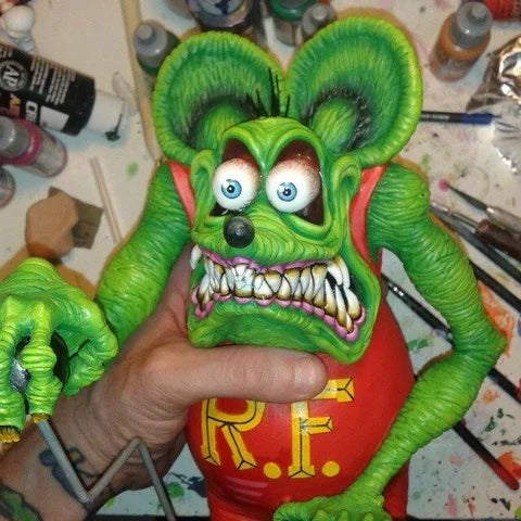 Norvo | Rat Fink Samlemodell Leketøy Halloween Dekorasjon