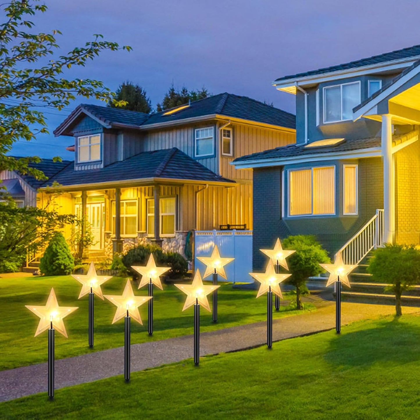 Norvo | Juledekorasjoner Stjerne Sti Stake Lys