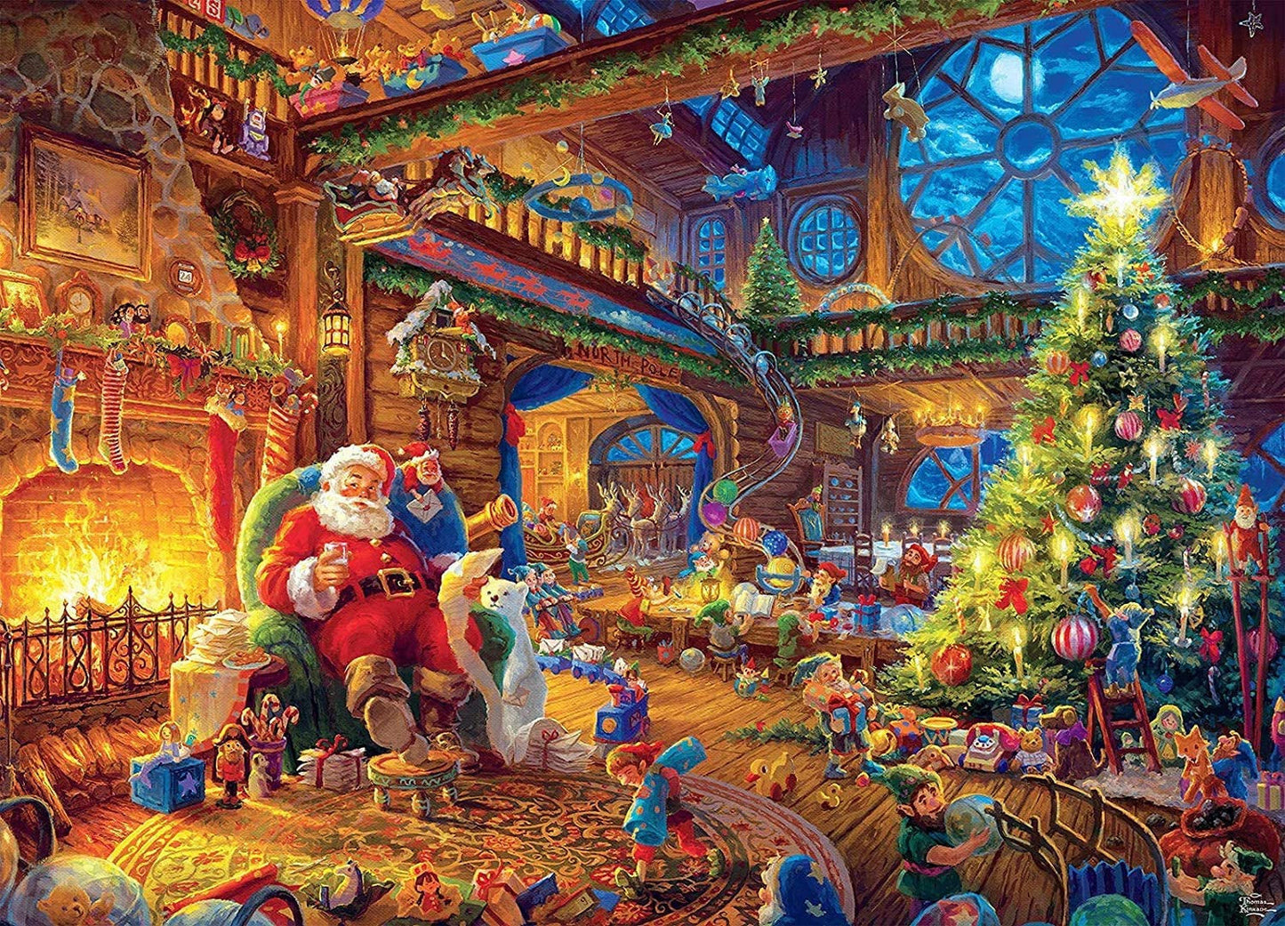 Norvo | Qualitäts Holz Frohe Weihnachten Puzzle