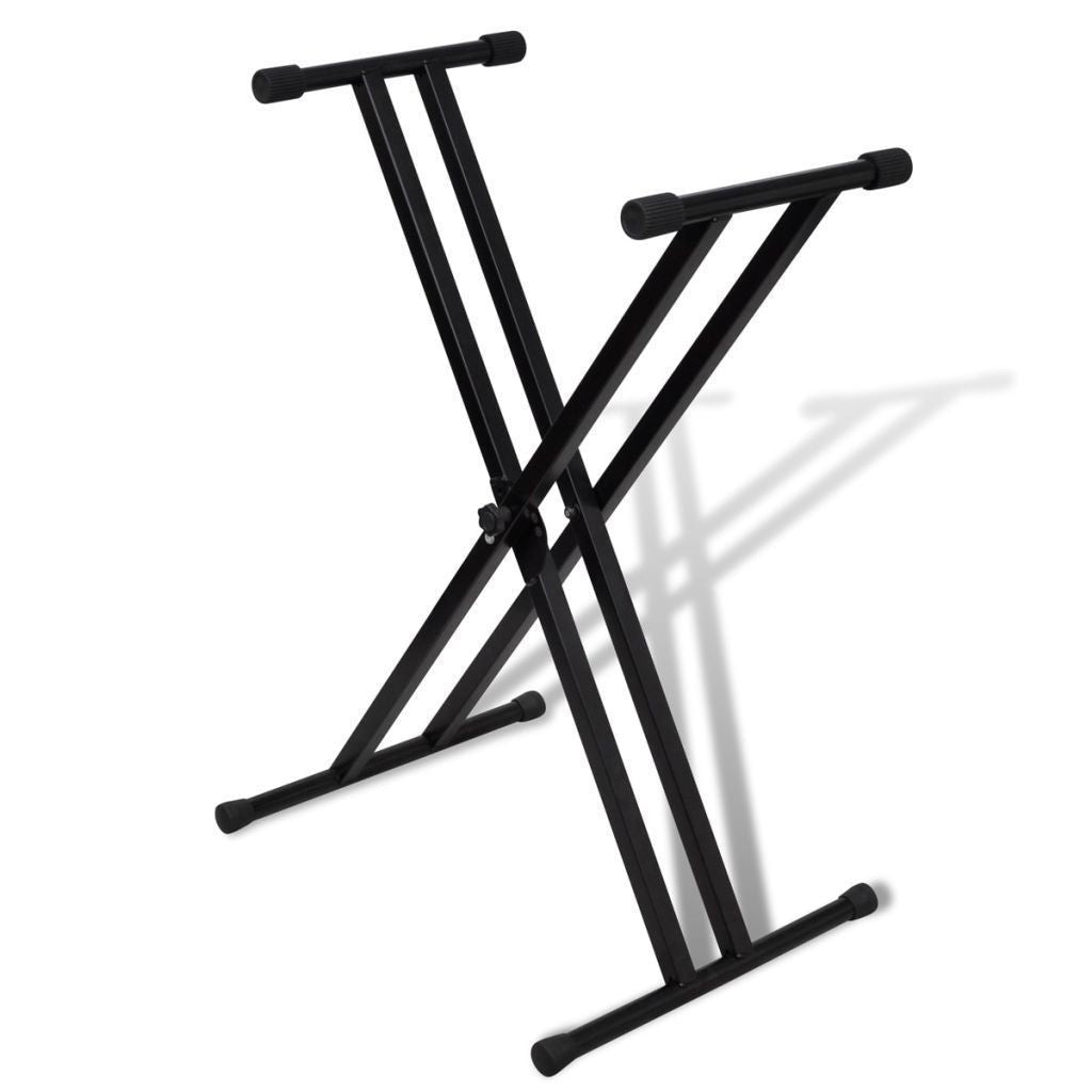 Justerbar klesstativ - 4 hjul & 2 klesstenger