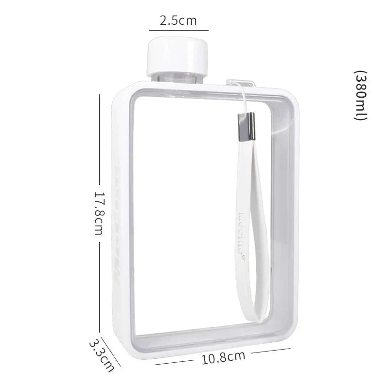 Norvo | Flat gjennomsiktig vannflaske