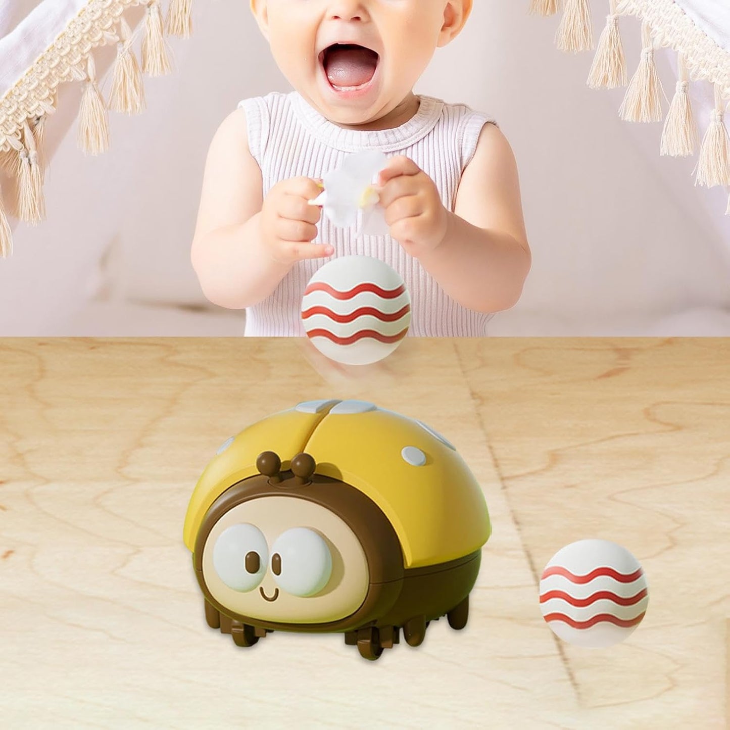 Norvo | Baby Sensory Flytende Marihøne Læring Leketøy