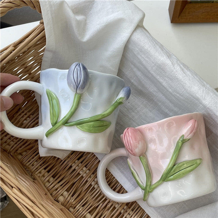 Norvo | Frendorf 3D Floral Håndmalt Krus