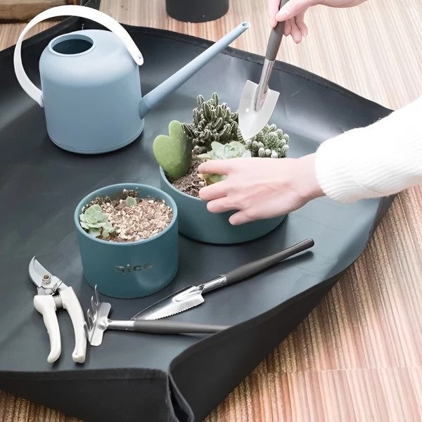 Norvo | GardenMat 2.0 – Vanntett Sammenleggbar Hagearbeidsmatte for Ren & Organisert Planting