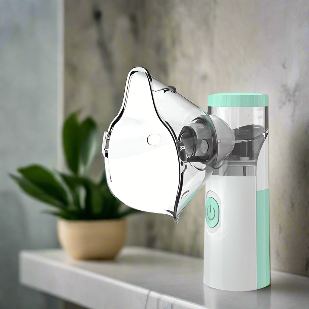 Norvo | Nebulizer for Astma Lindring | Kompakt Håndholdt Inhalator for Hjem & Reiser