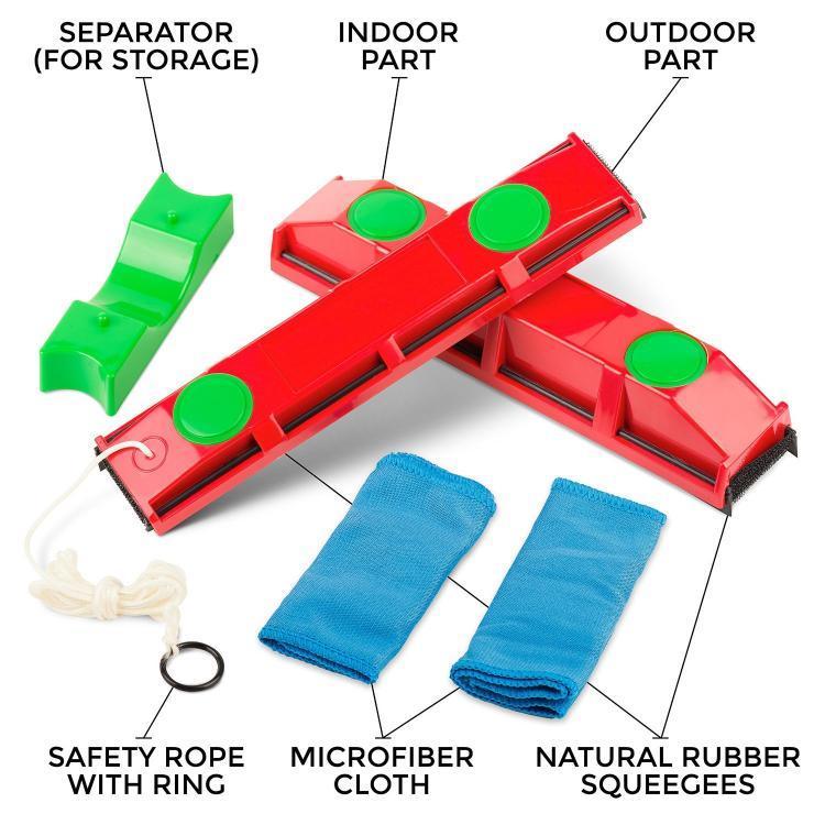 Norvo | Enkel vindusrenser med kraftmagneter