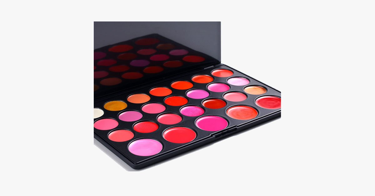 Norvo | Leppefargepalett med 26 allsidige leppestiftfarger - Perfekt for enhver anledning