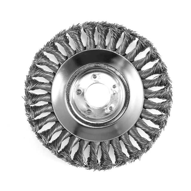 Norvo | Weed Brush for Trimmer – Robust Wire Brush Made of Steel for Joint Paving Garden Care