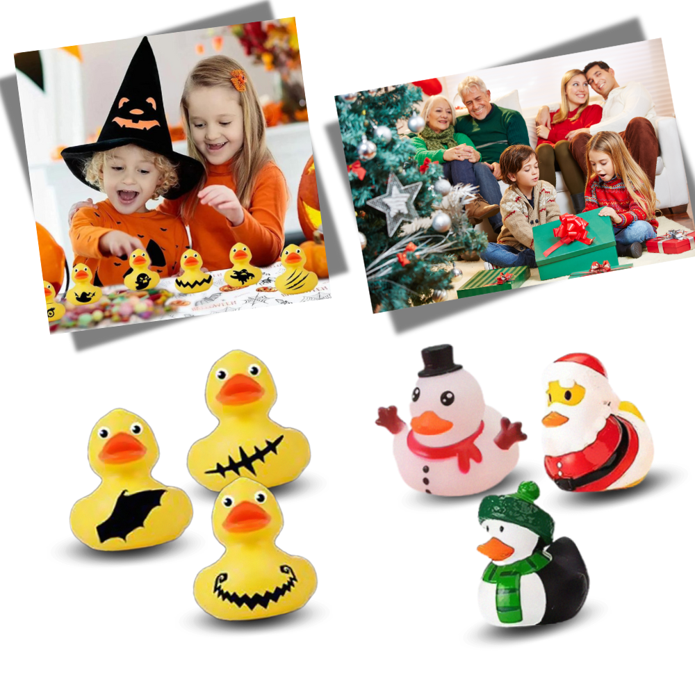 Andejulekalender med Halloween- og Juletema