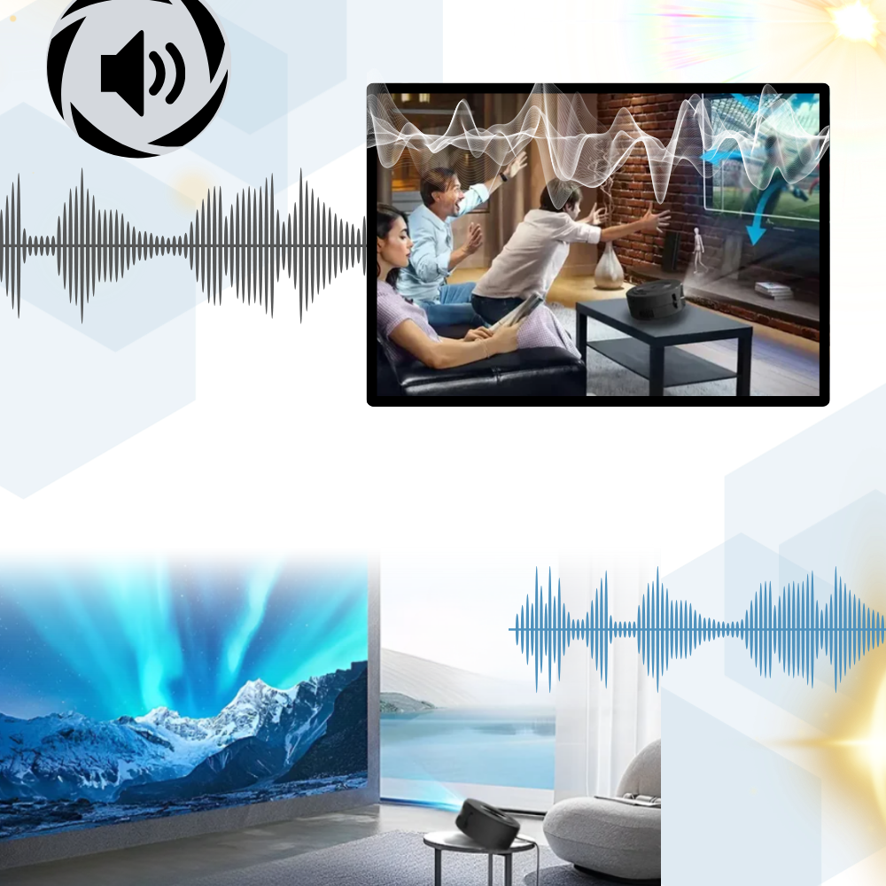 Høyoppløselig minifilmprojektor