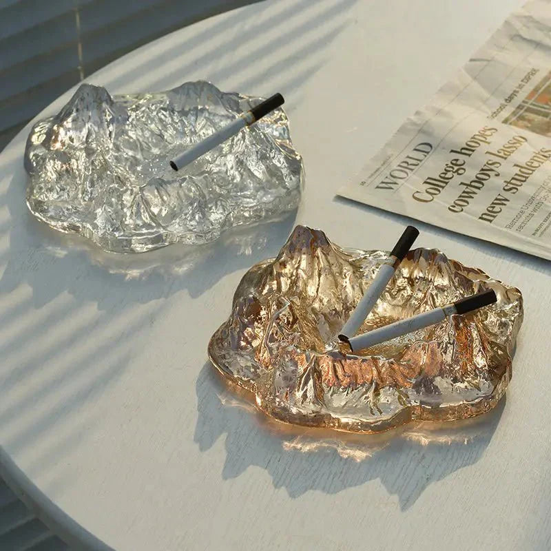 Norvo | Ice Style Mountain Glass Askebeger Dekorasjon