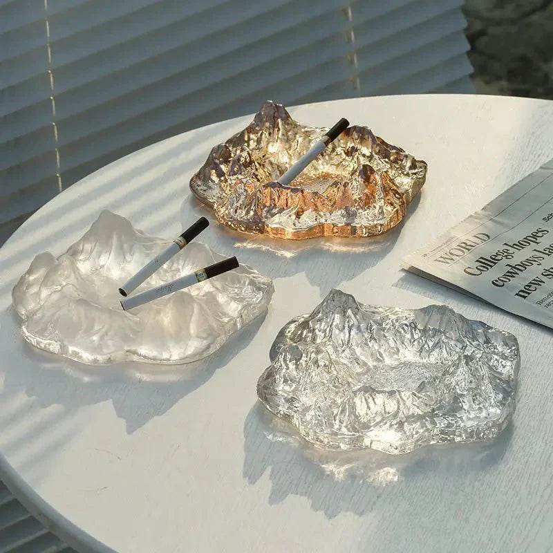 Norvo | Ice Style Mountain Glass Askebeger Dekorasjon