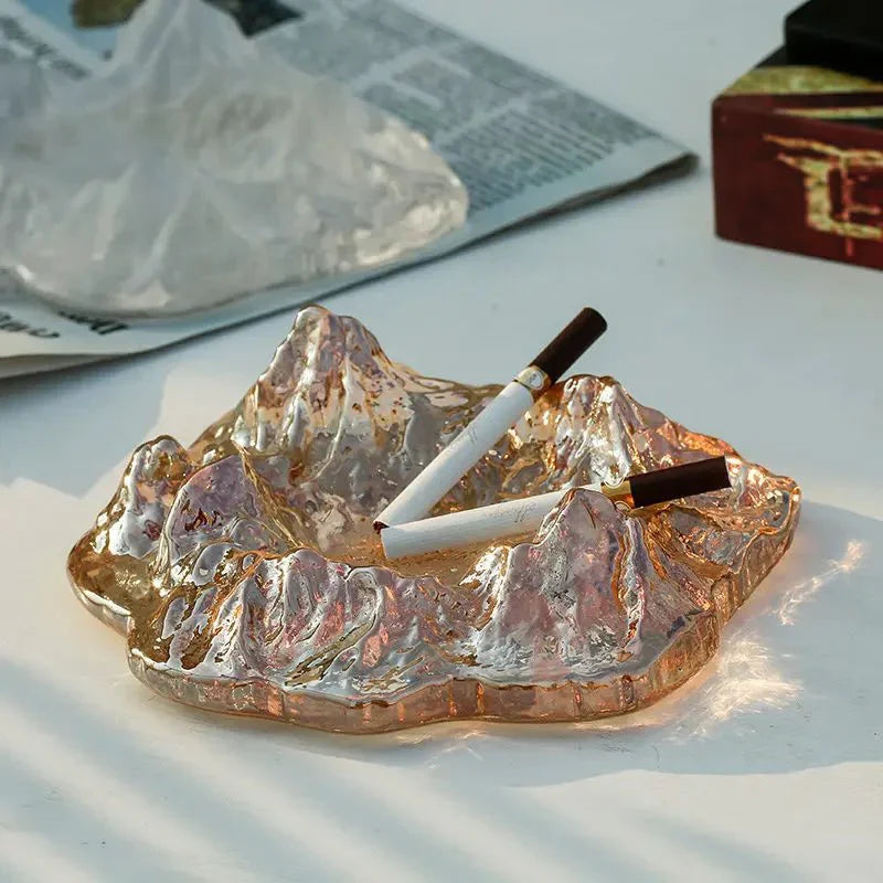 Norvo | Ice Style Mountain Glass Askebeger Dekorasjon