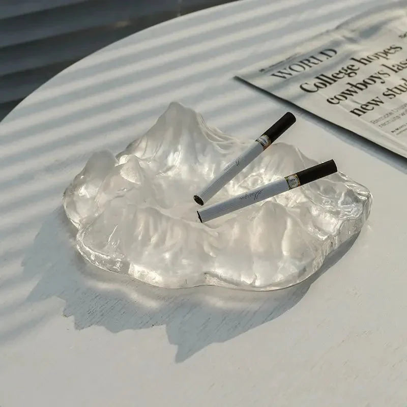 Norvo | Ice Style Mountain Glass Askebeger Dekorasjon