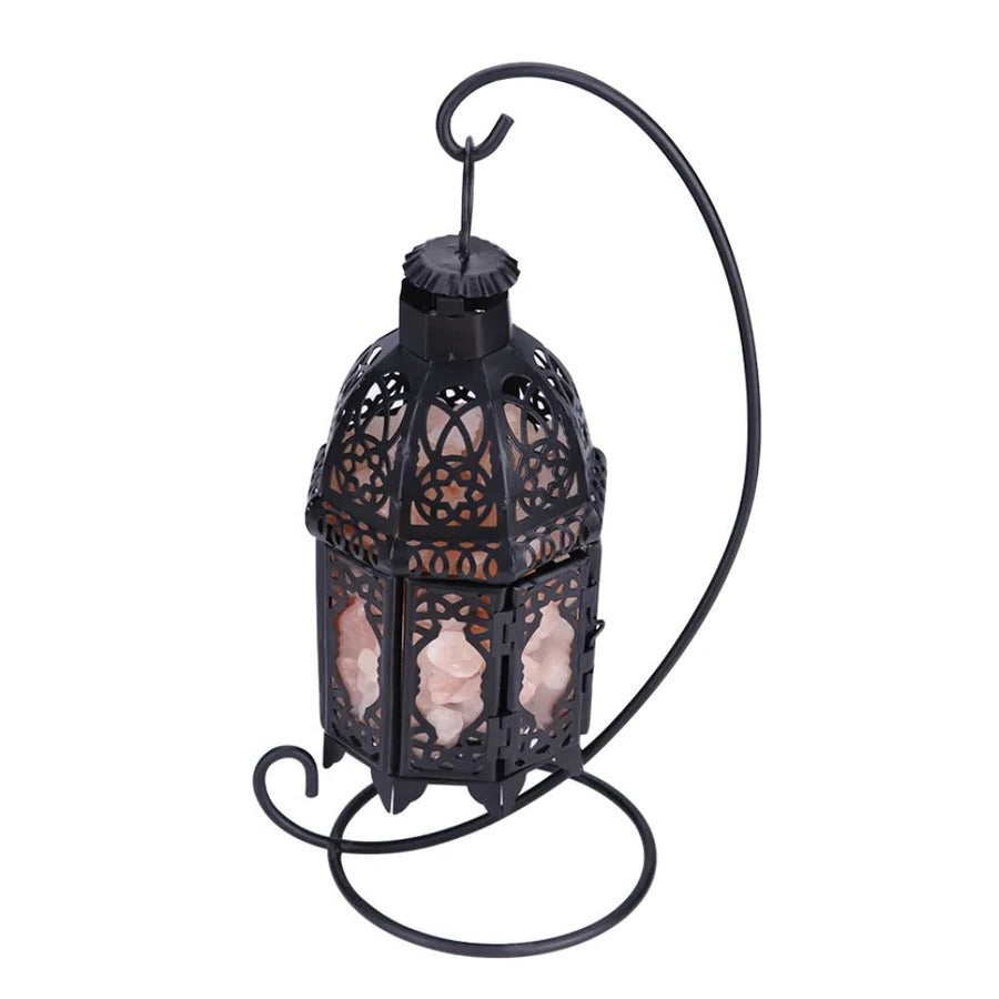 Norvo | Vintage Iron Salt Rock Bordlampe