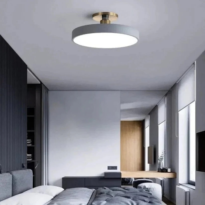 Norvo | Moderne LED Taklampe med Innfelte Design for Innendørs Arealer