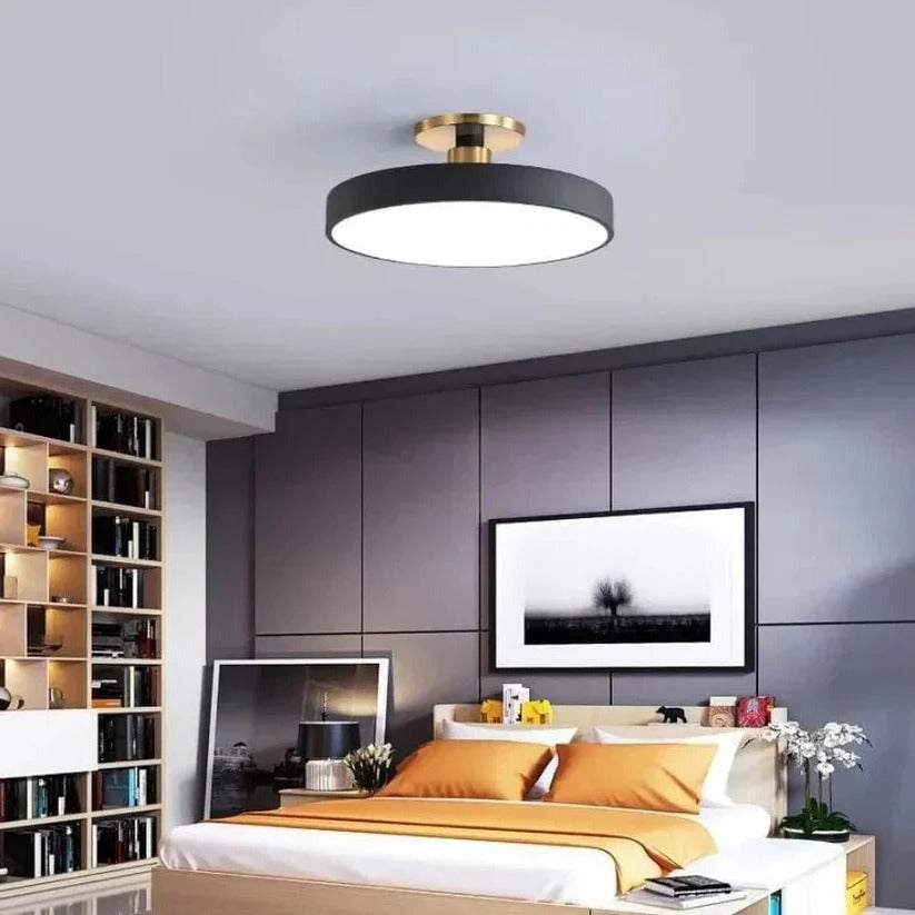 Norvo | Moderne LED Taklampe med Innfelte Design for Innendørs Arealer