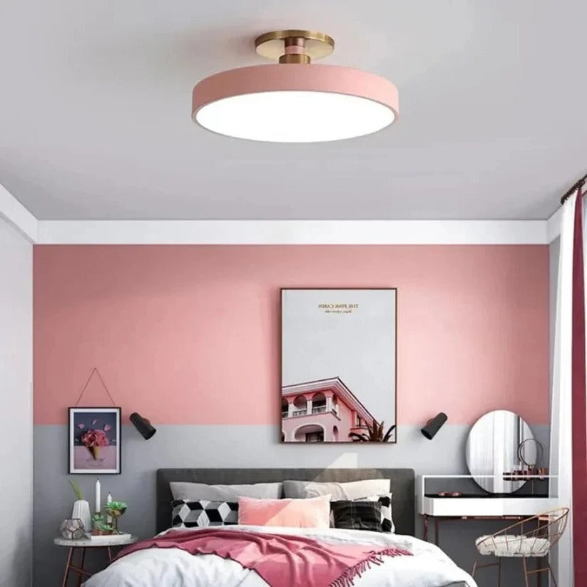 Norvo | Moderne LED Taklampe med Innfelte Design for Innendørs Arealer