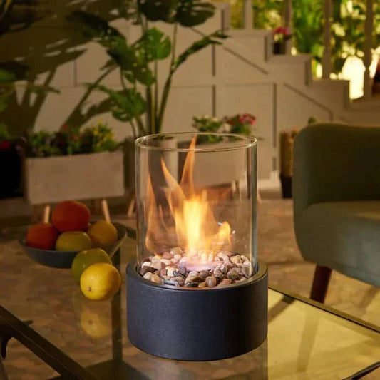 Norvo | Moderne Bordlanterne med Flammende Lys