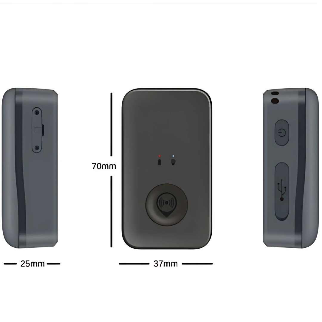 Norvo | GPS Tracker Mini Magnetisk Bærbar Enhet