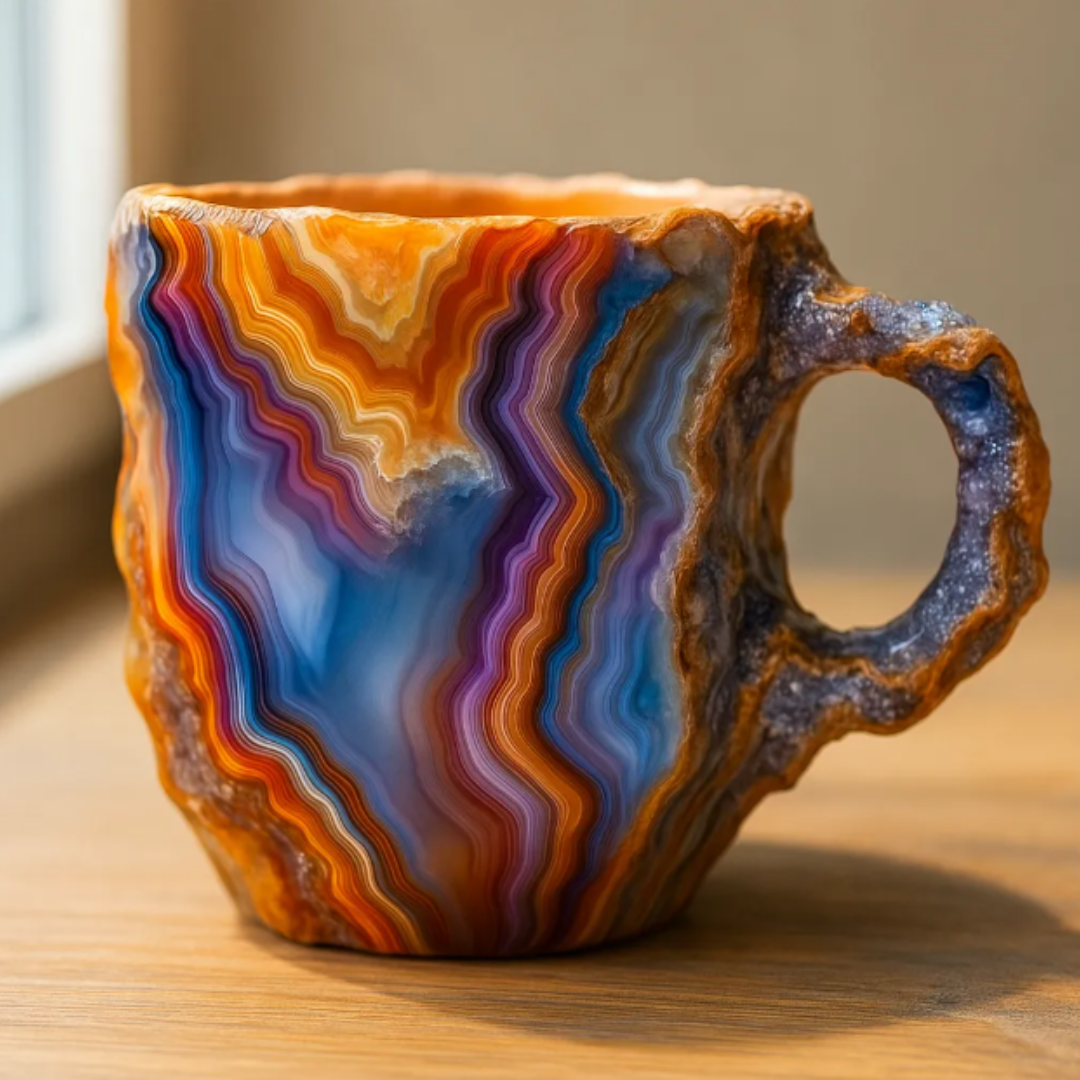 Norvo | Krus Keramisk Krystall Effekt Kaffe