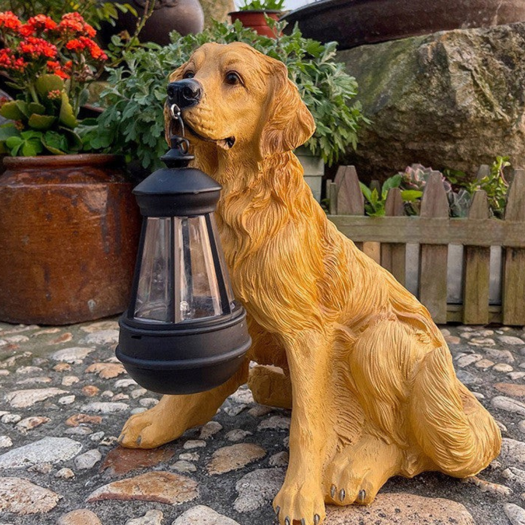 Norvo | Solhage Hundestatue Lys