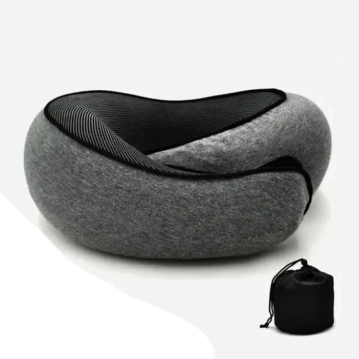 Norvo | Snail Style Memory Foam, Travel Curved Neck Pillow