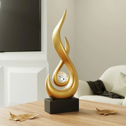 Norvo | Serenity Abstrakt Skulptur – Moderne Kunstnerisk Hjemdekorasjonsdetalj