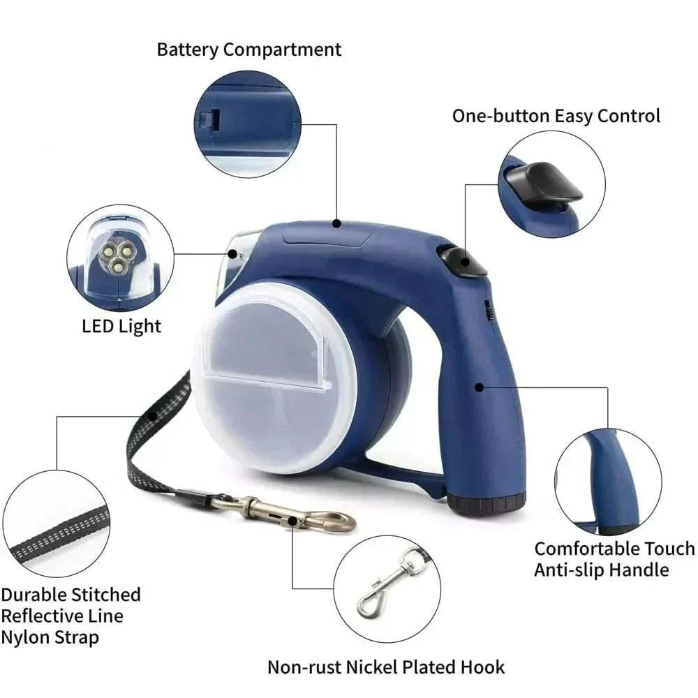 Norvo | ADVENTUREPAWS ELITE BÅND – Justerbart, værbestandig hundebånd med reflekterende sømmer