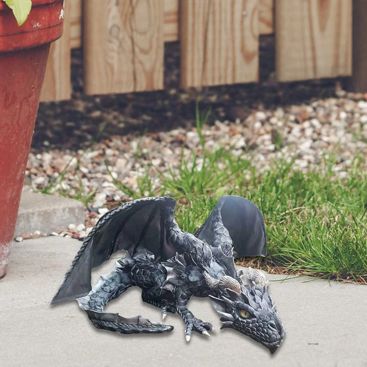 Norvo | Crouching Dragon Guardian Statue