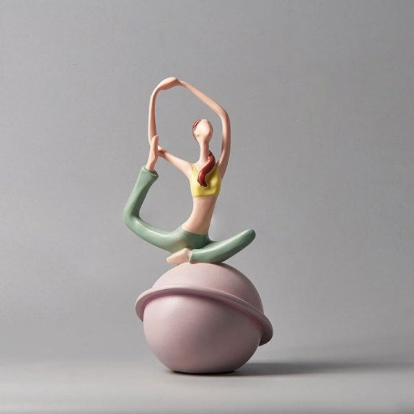 Norvo | Yoga Dame Figurine Skulptur