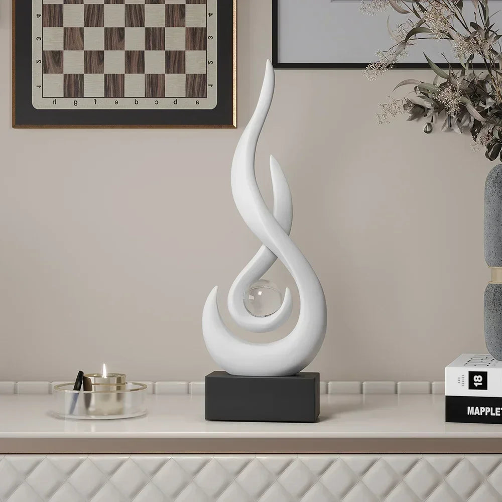 Norvo | Serenity Abstrakt Skulptur – Moderne Kunstnerisk Hjemdekorasjonsdetalj