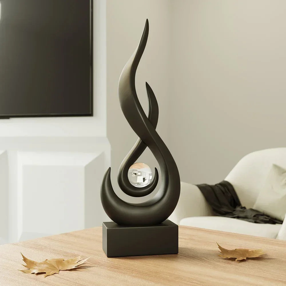 Norvo | Serenity Abstrakt Skulptur – Moderne Kunstnerisk Hjemdekorasjonsdetalj