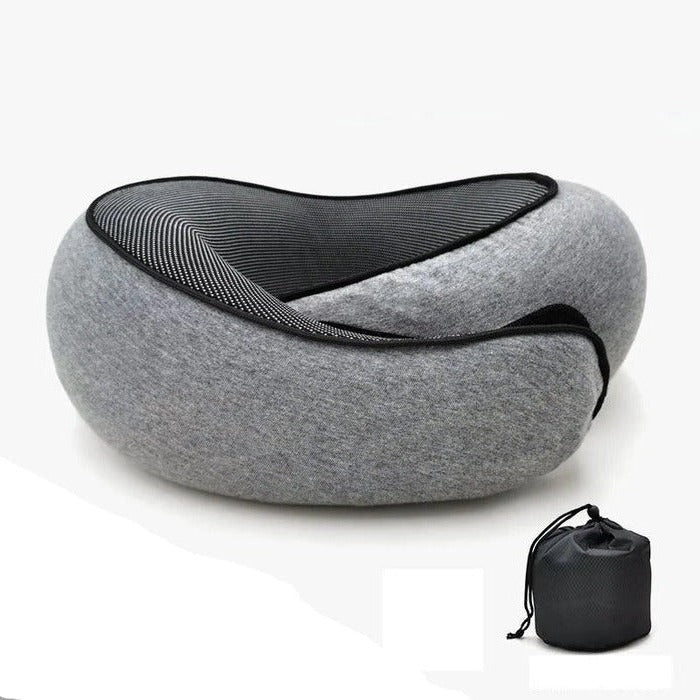 Norvo | Snail Style Memory Foam, Travel Curved Neck Pillow